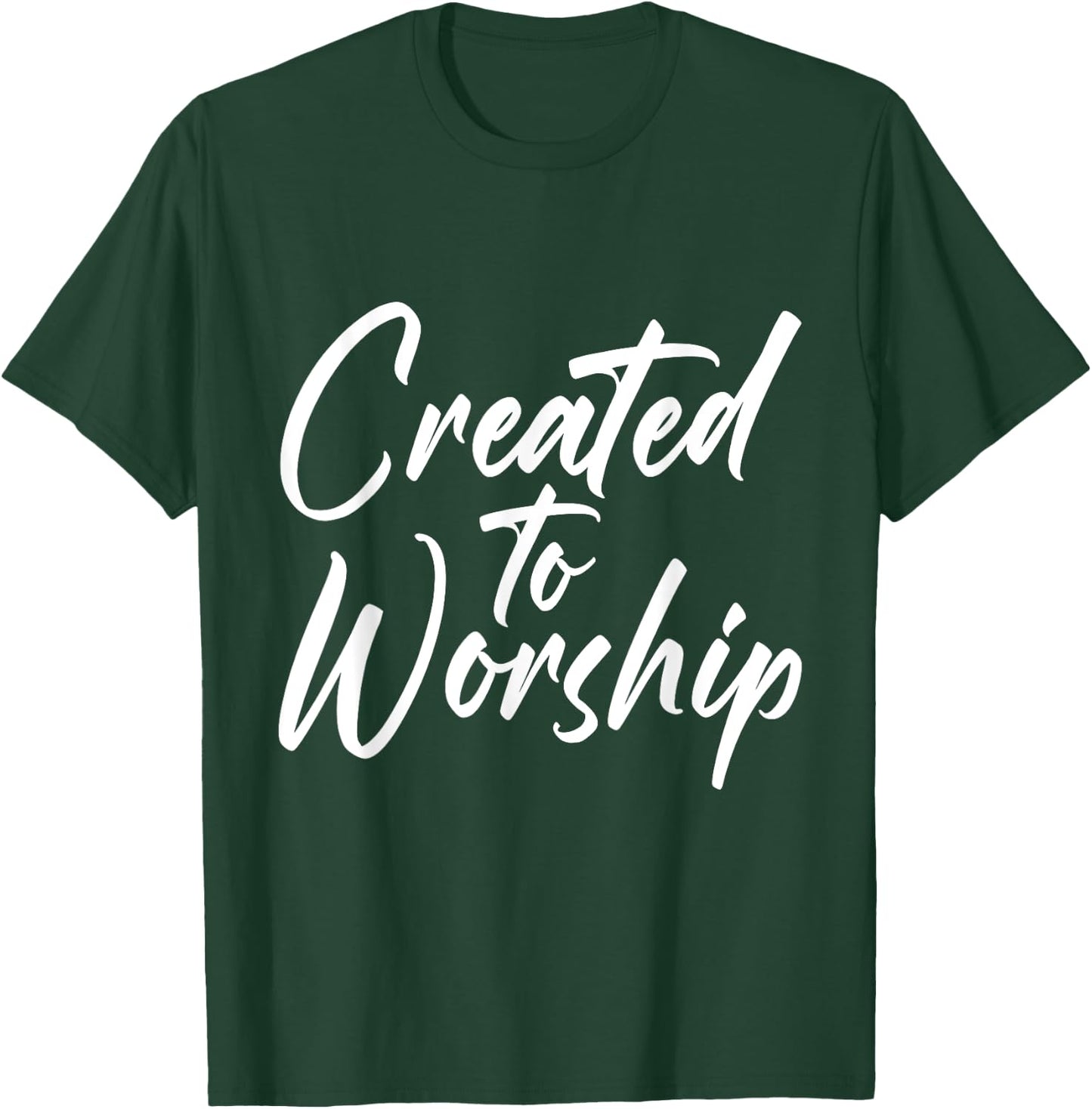 Created To Worship Shirt Worship Shirts kids religious T-Shirt - T-Shirt | Forest