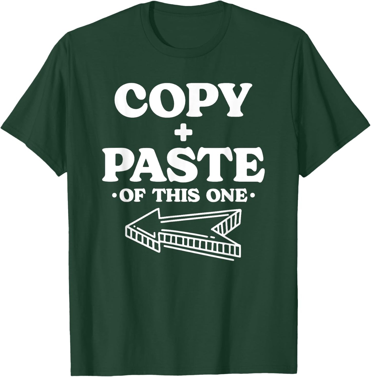 Twins Matching Copy Paste Twinning Fun Twin Costume T-Shirt - T-Shirt | Forest