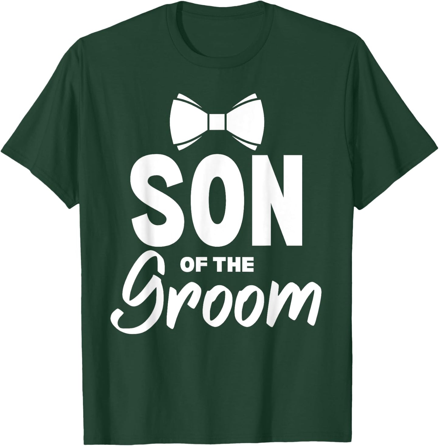 Son of the Groom Wedding Party Family Costume T-Shirt - T-Shirt | Forest