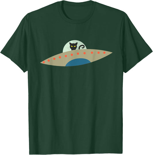 Alien Cat , Alien Cat Shirt T-Shirt - T-Shirt | Forest