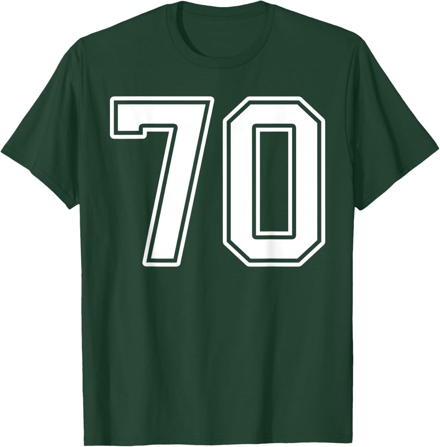 Number 70 Fan Player Jersey Style #70 Men Women Kids T-Shirt - T-Shirt | Forest