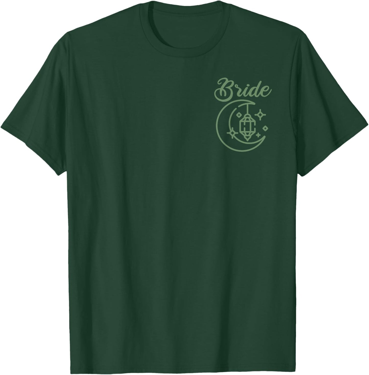 Bride Moon Celestial Witchy Boho Themed T-Shirt - T-Shirt | Forest