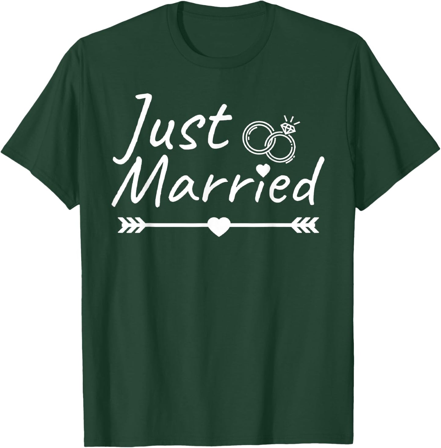 Couple Just Married Couple Weeding women T-Shirt - T-Shirt | Forest