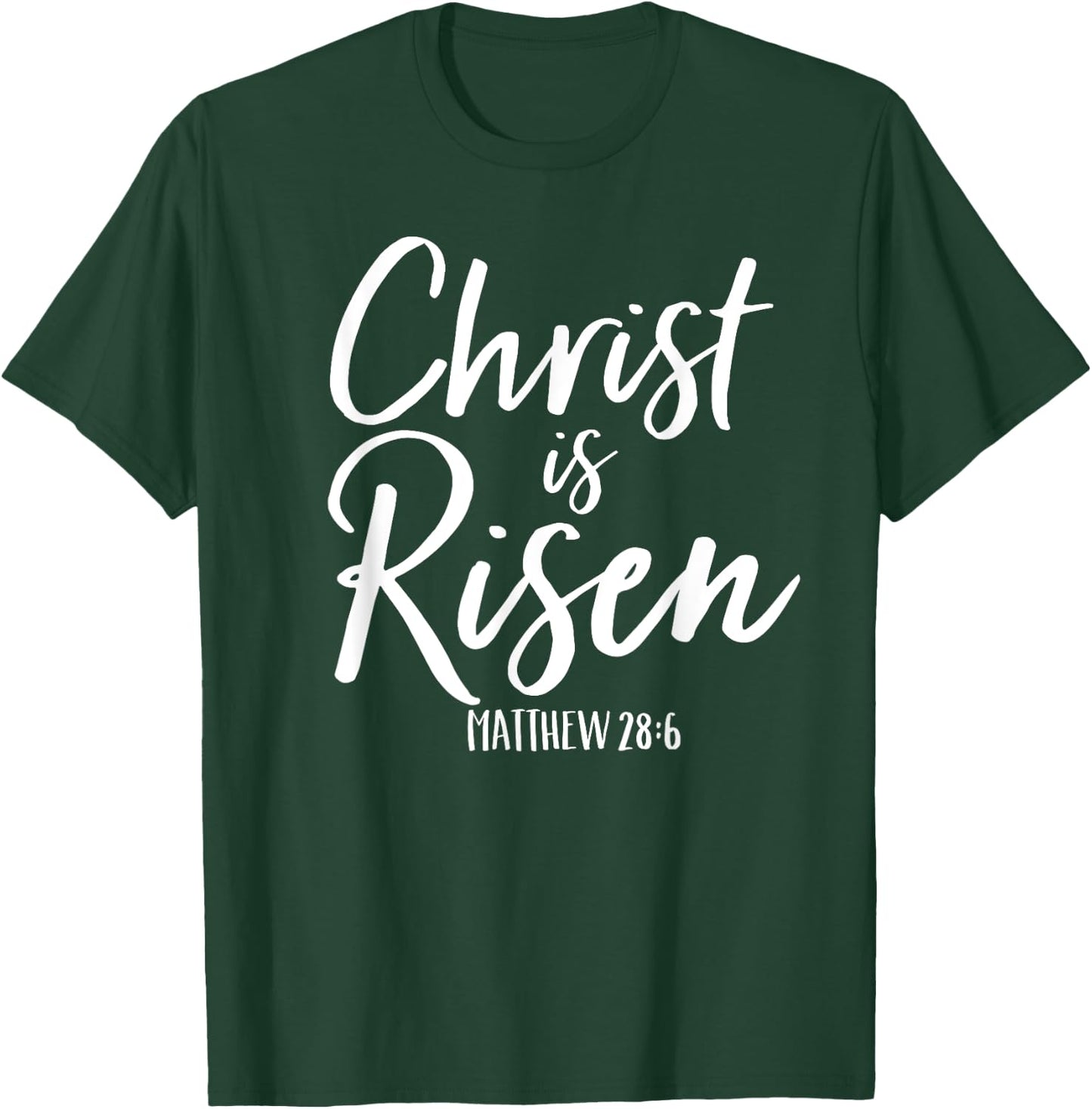 Christ Is Risen Shirt Matthew 28:6 Easter King of Kings T-Shirt - T-Shirt | Forest