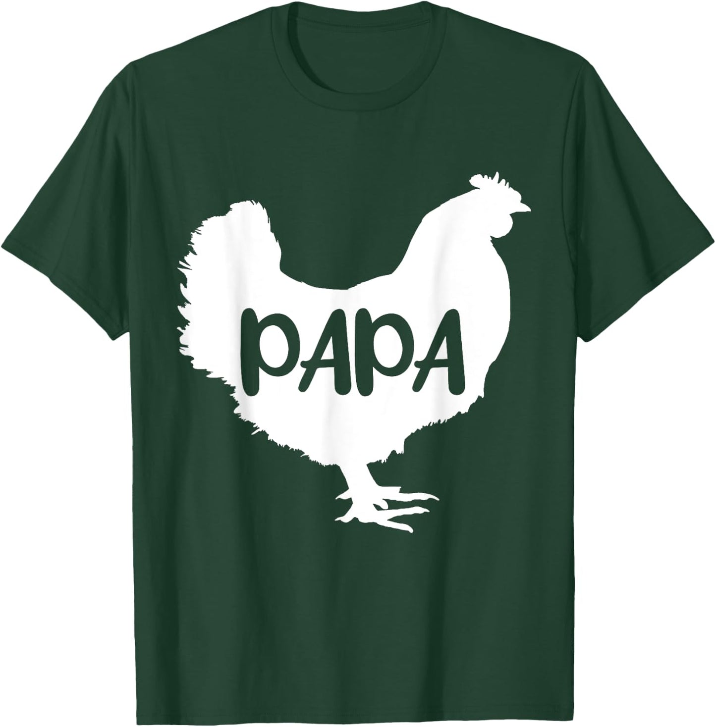 Papa Chicken Grandpa Chickens T-Shirt - T-Shirt | Forest