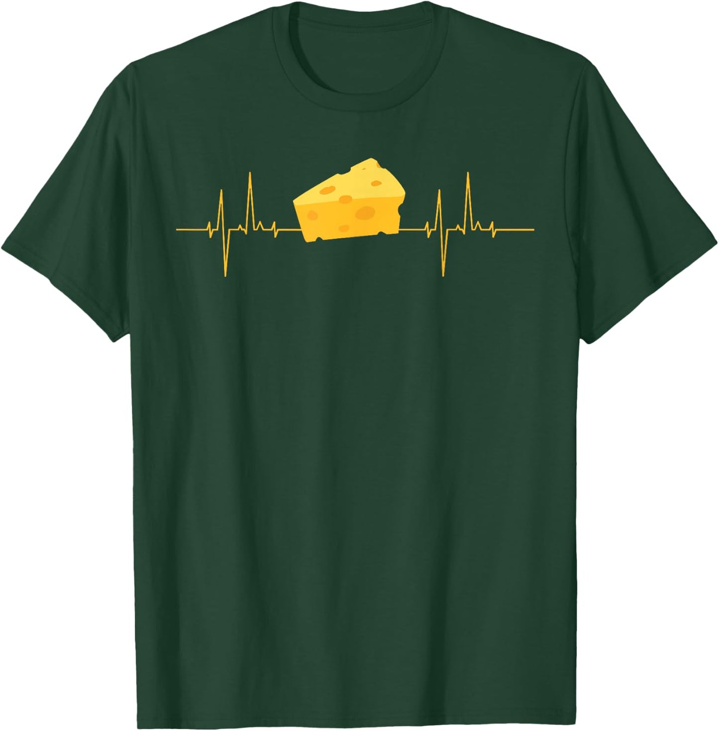 Funny Cheese Art Women Kids Cheese Dairy Lovers T-Shirt - T-Shirt | Forest