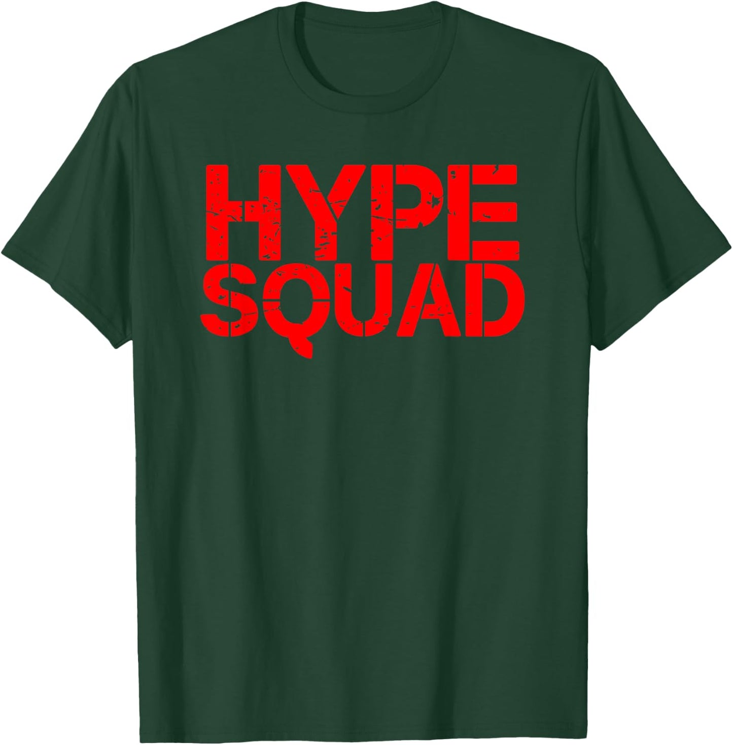 Hype Squad red distressed big game logo T-Shirt - T-Shirt | Forest