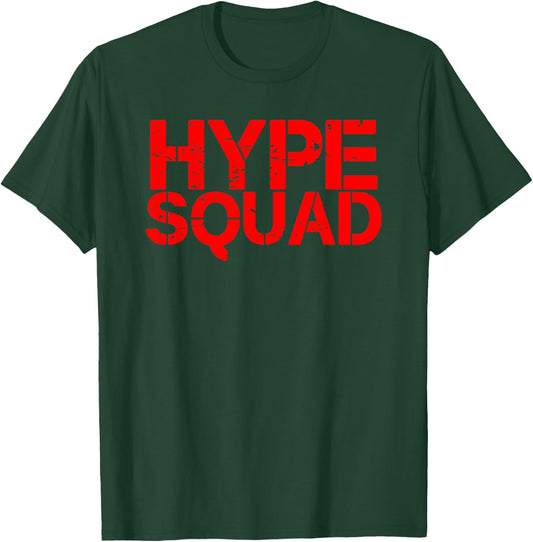 Hype Squad red distressed big game logo T-Shirt - T-Shirt | Forest