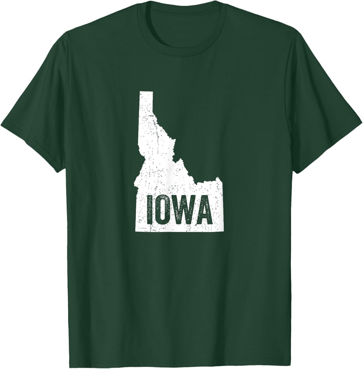 Idaho Iowa Funny Geography Mix up T-Shirt - T-Shirt | Forest