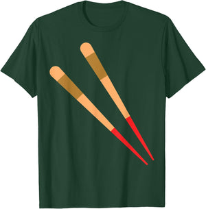 Chopstick Easy Sushi and Chopstick Couple Halloween Costume T-Shirt - T-Shirt | Forest