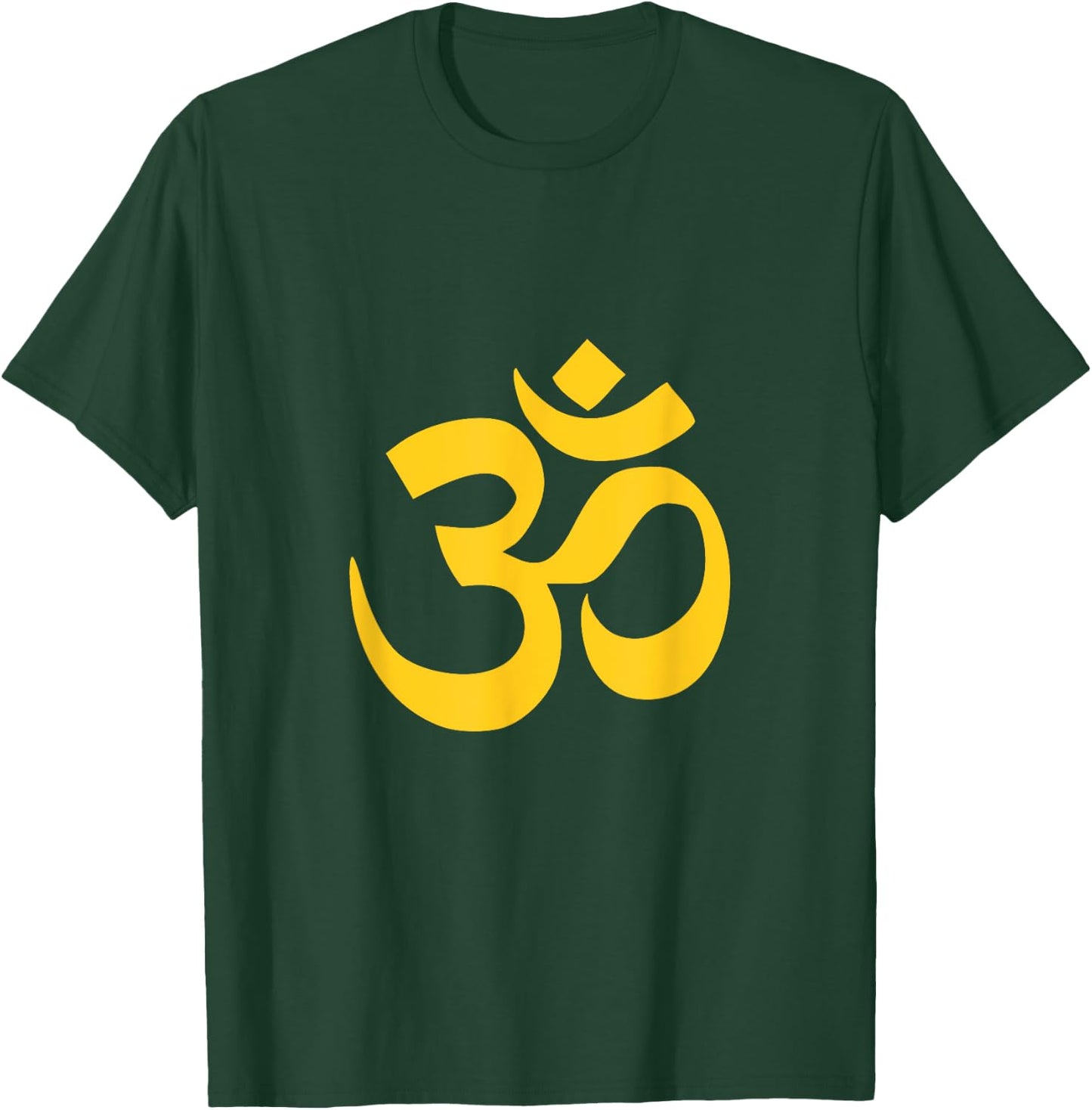 Om Spiritual Ohm Symbol | Yoga Meditation Mind Body Spirit T-Shirt - T-Shirt | Forest