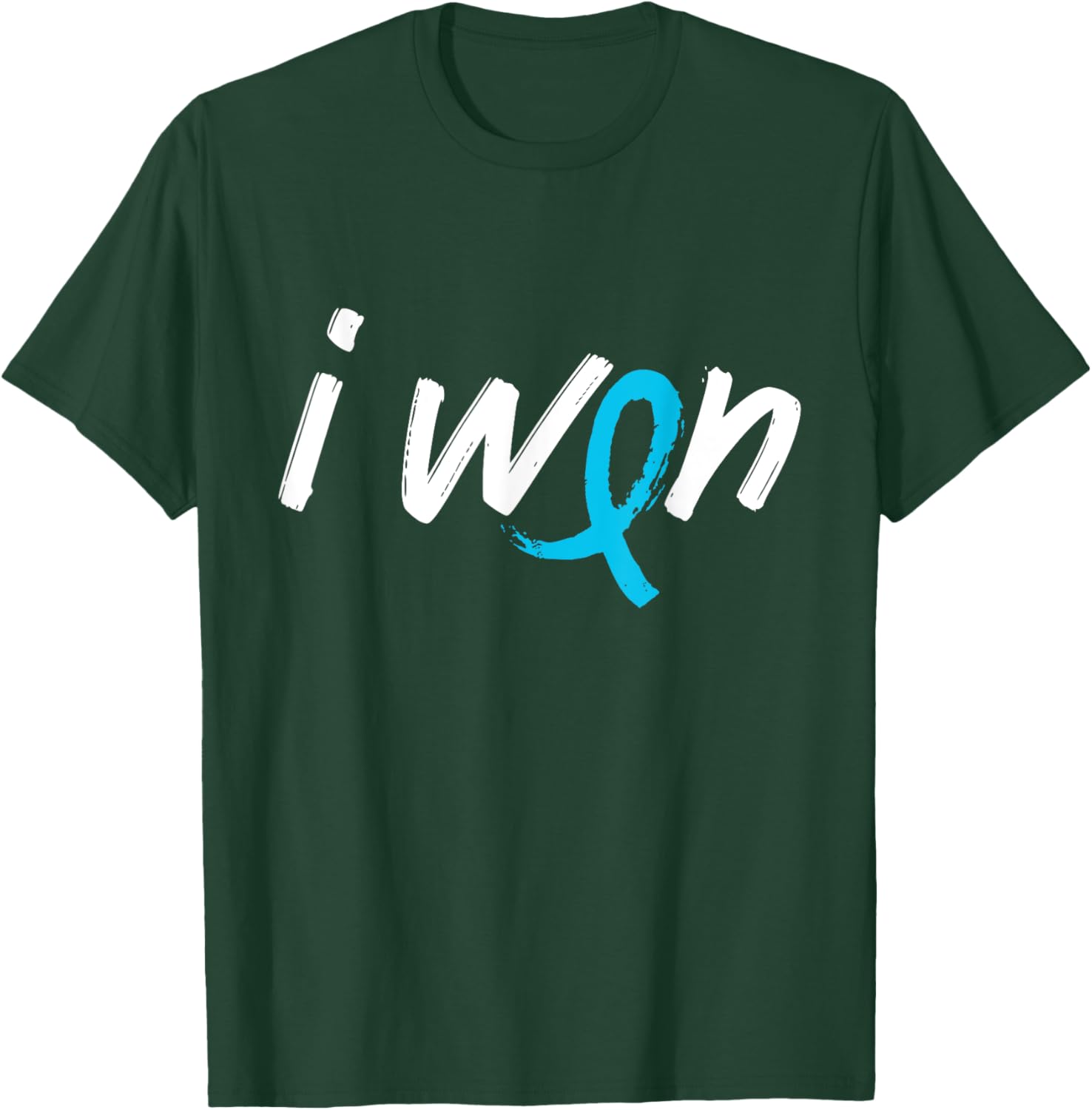 Prostate Cancer Awareness - I Won Survivor Fighter T-Shirt - T-Shirt | Forest