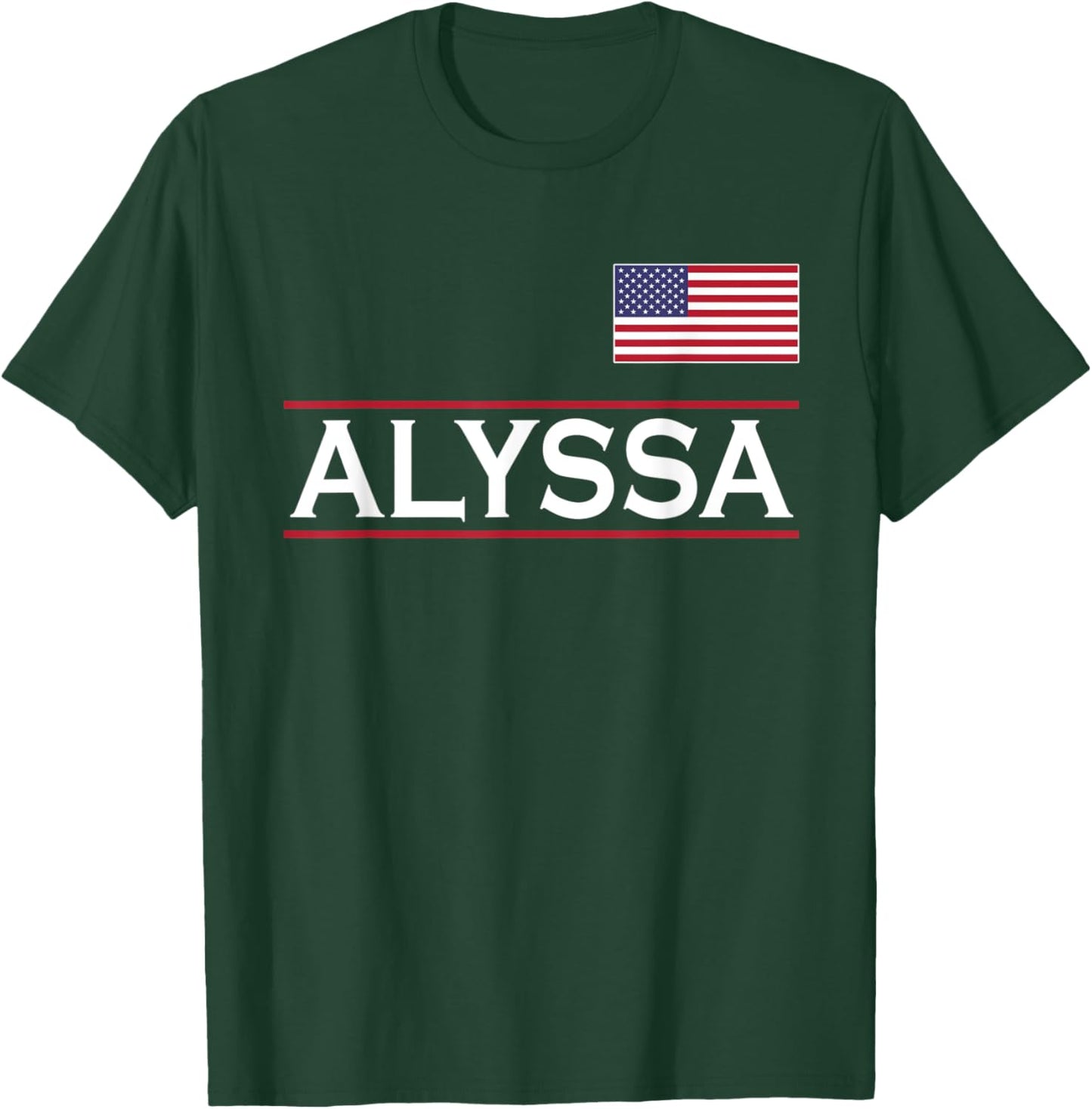 ALYSSA Personalized Name Funny Birthday Gift T-Shirt - T-Shirt | Forest