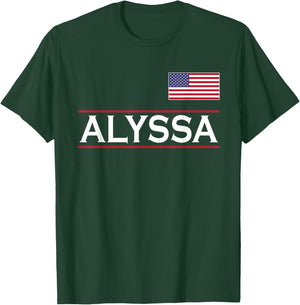 ALYSSA Personalized Name Funny Birthday Gift T-Shirt - T-Shirt | Forest