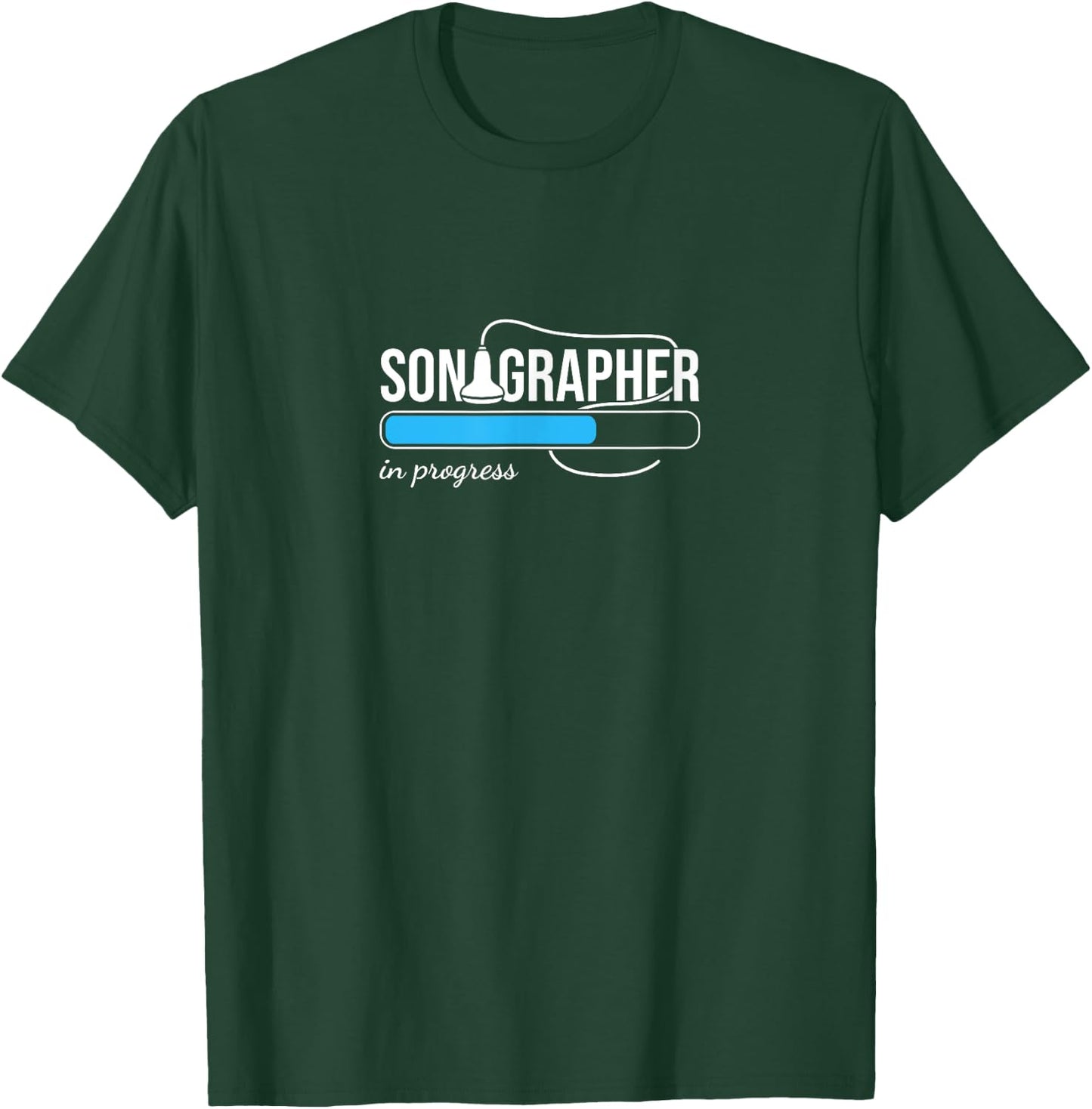 Future Sonographer merch Ultrasound Tech T-Shirt - T-Shirt | Forest