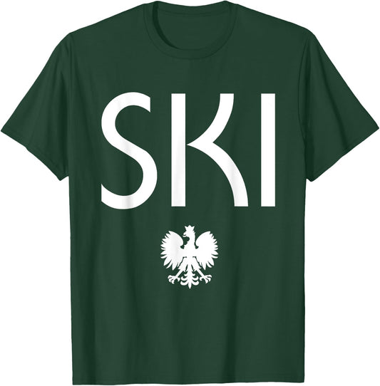 SKI Polish Eagle Dyngus Day T-Shirt - T-Shirt | Forest