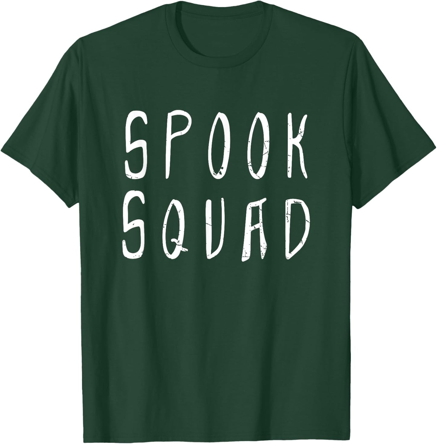 Spook Squad - Vintage Halloween Spooking Crew T-Shirt - T-Shirt | Forest