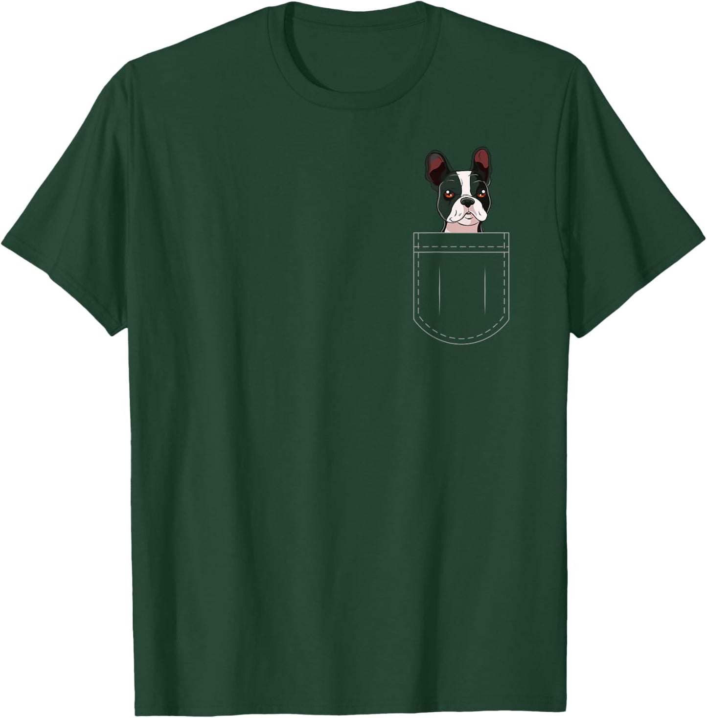 Boston Terrier Boston-Bulldog Women Kids T-Shirt - T-Shirt | Forest