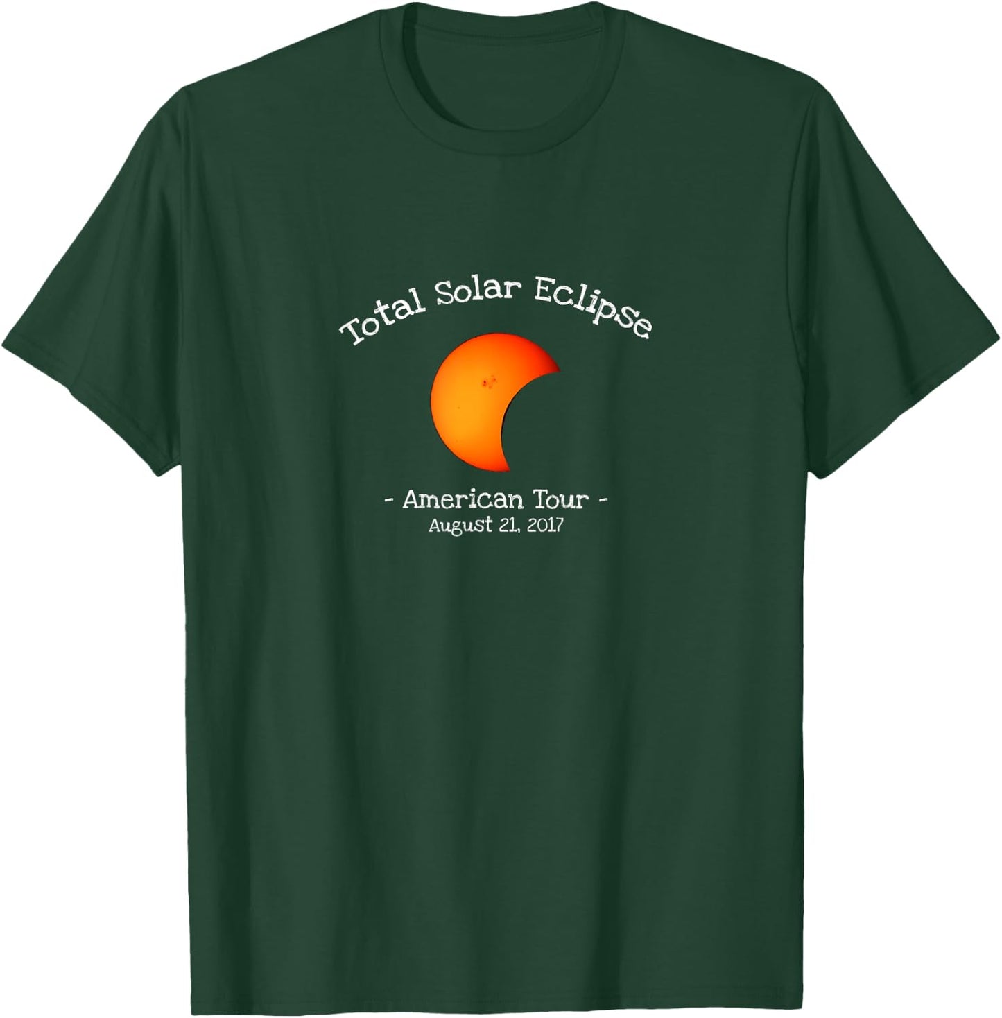 Two-Sided Solar Eclipse 2017 American Tour Shirt T-Shirt - T-Shirt | Forest