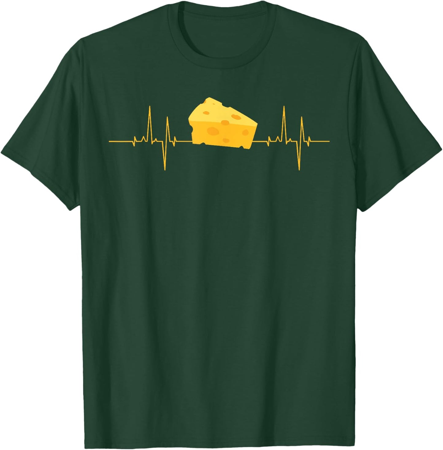 Funny Cheese Art Women Kids Cheese Dairy Lovers T-Shirt - T-Shirt | Forest