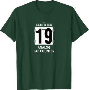 Swim Meet Event Distance Freestyle Lap Counter T-Shirt - T-Shirt | Forest