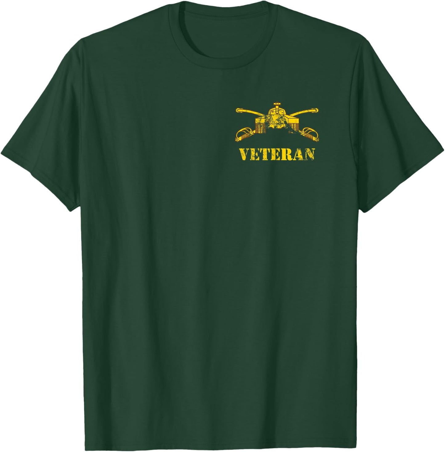 US Army Armor Veteran (AR) - 19 Kilo Tanker - 19K Vintage T-Shirt - T-Shirt | Forest