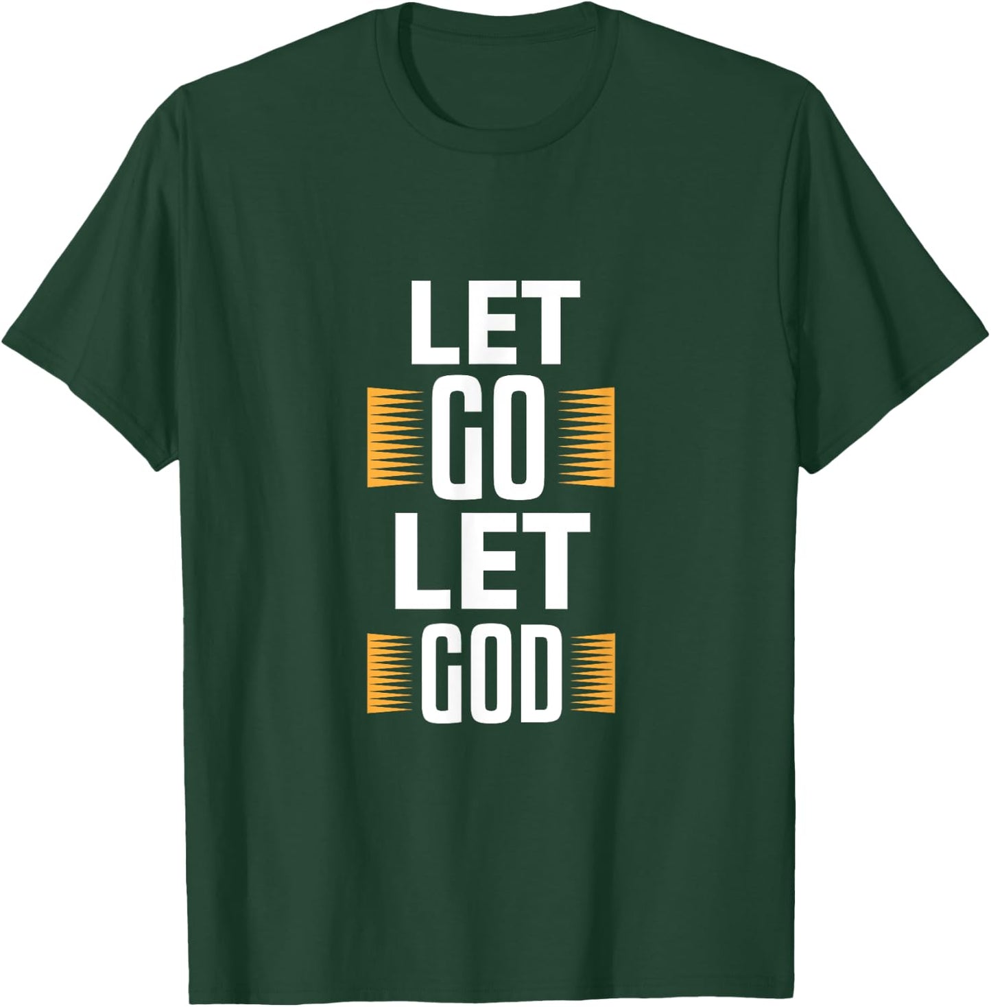 Let Go Let God - Christian God Faith Hope & Jesus - Pillars T-Shirt - T-Shirt | Forest