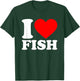 I Love Fish, I Heart Fish T-Shirt - T-Shirt | Forest