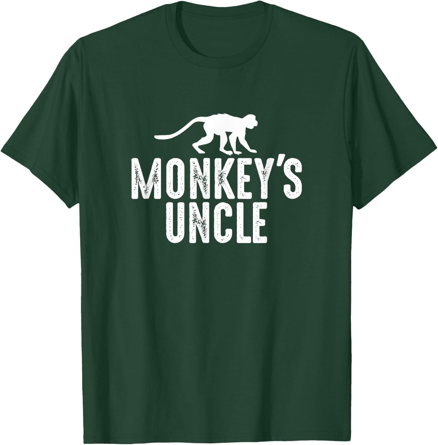 Monkey's Uncle - Funny Monkey Lover Gift Jungle Animal Lover T-Shirt - T-Shirt | Forest