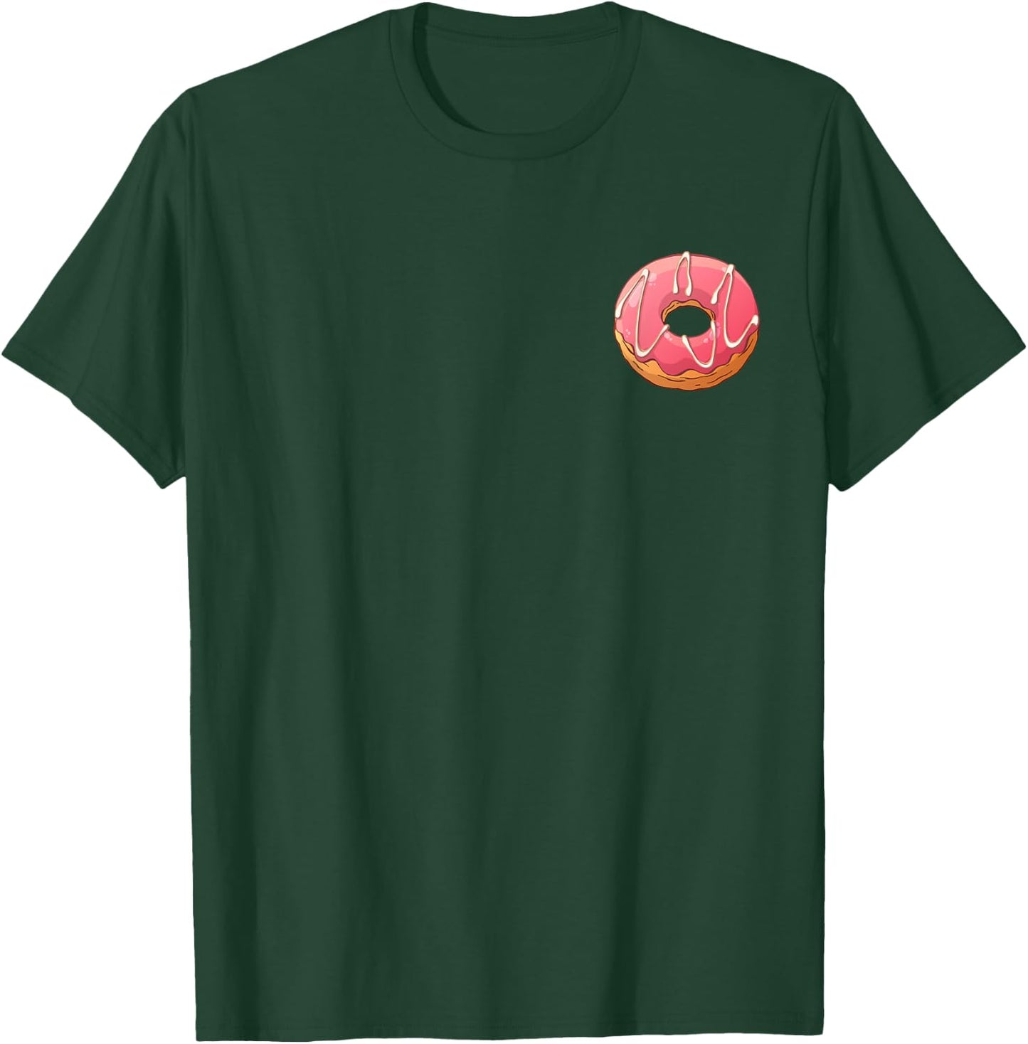 Donut Pocket Shirt Pink Sprinkle Doughnut Lovers Sweet T-Shirt - T-Shirt | Forest
