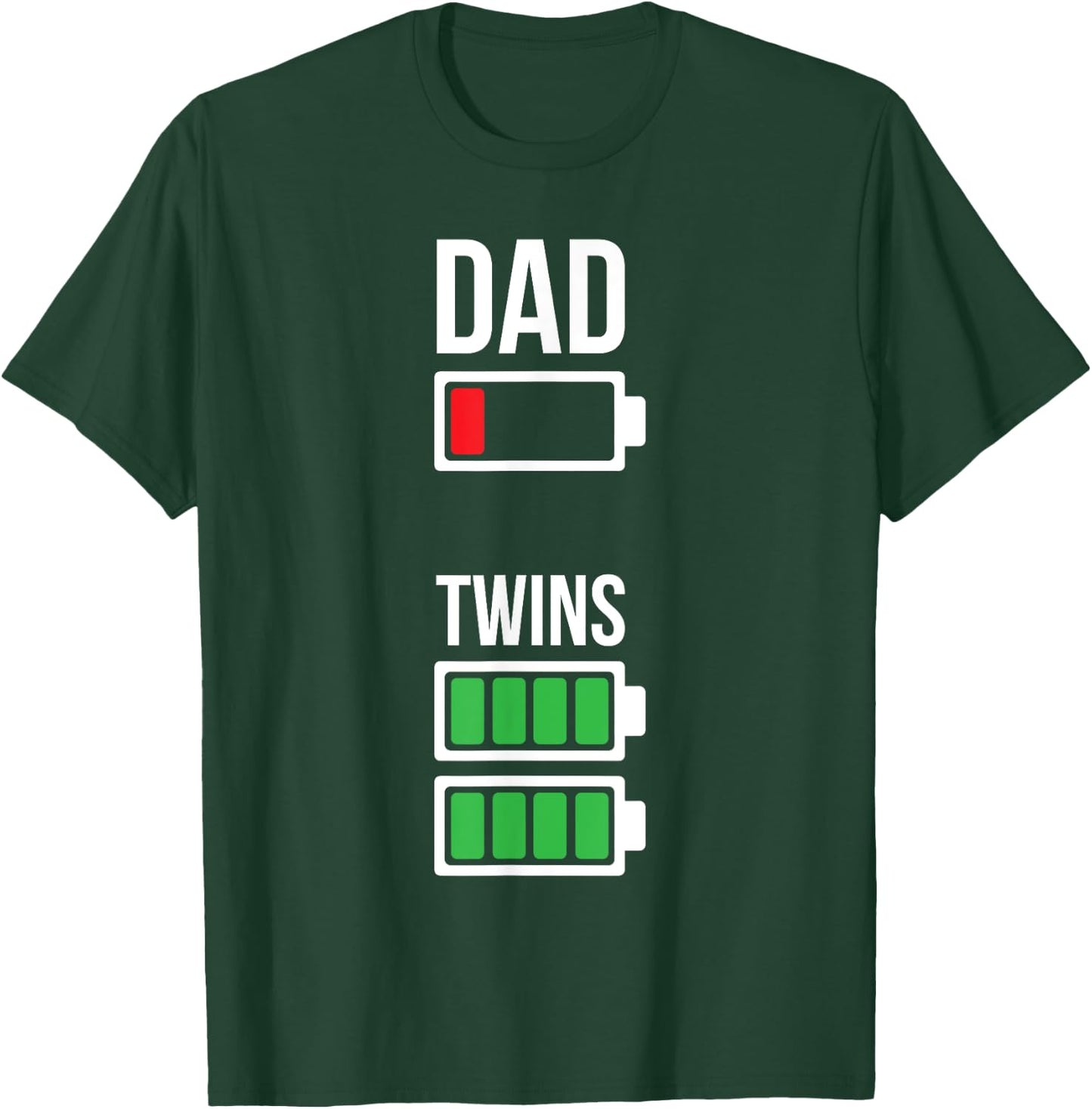 Dad of twins funny parenting sarcastic jokes T-Shirt - T-Shirt | Forest