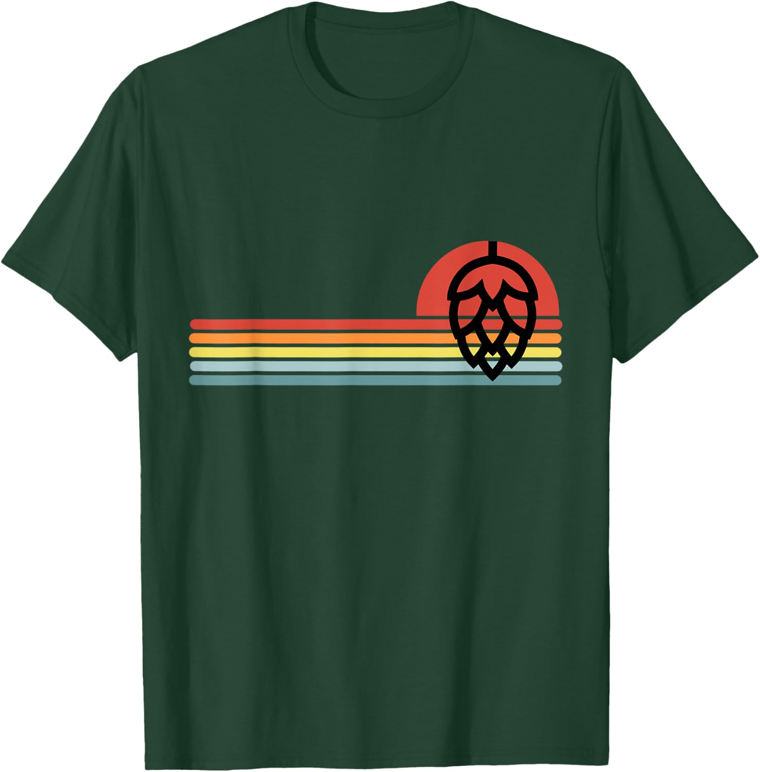 Hops Home Brew Craft Beer Shirts Women Vintage T-Shirt - T-Shirt | Forest