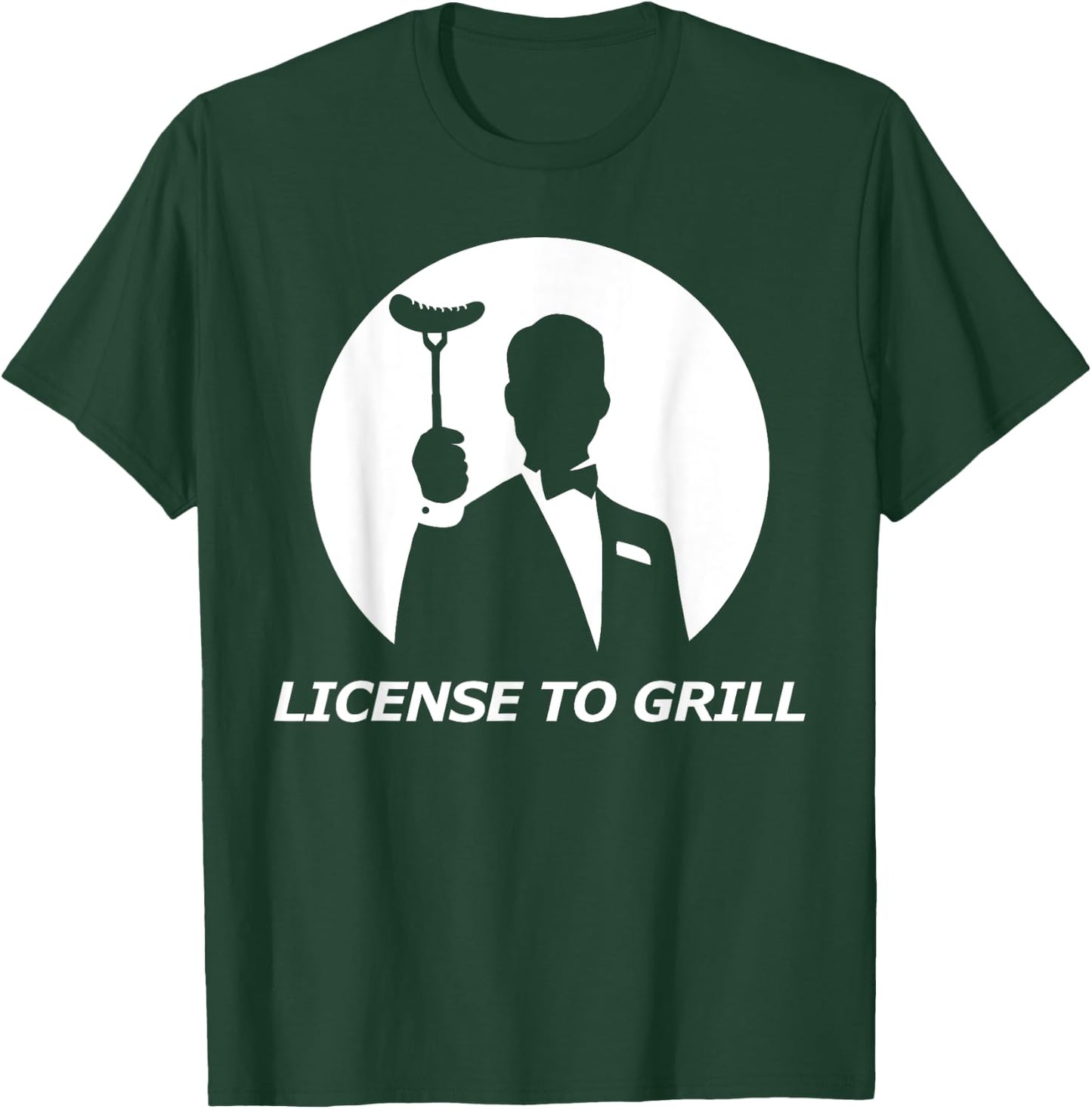 License to Grill funny BBQ License to Grill T-Shirt - T-Shirt | Forest