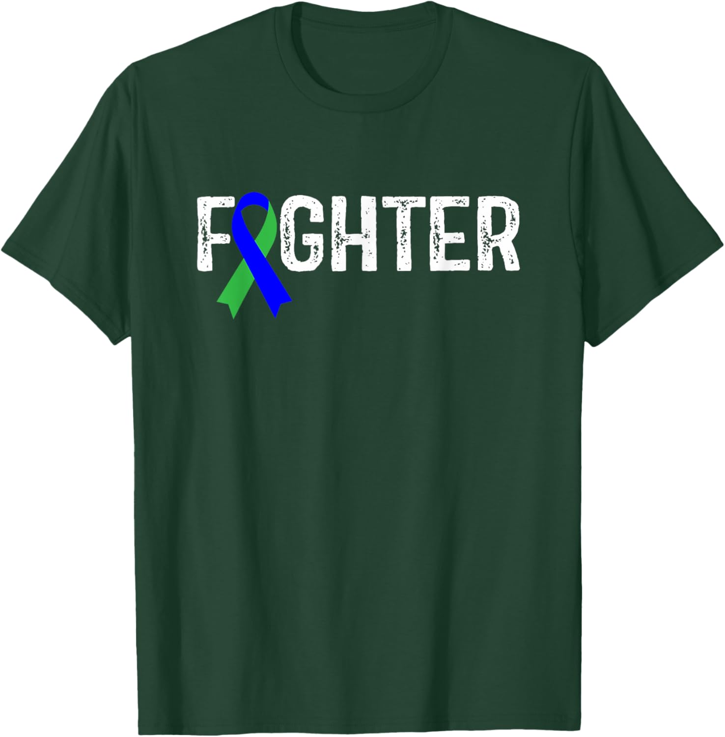 Fighter Neurofibromatosis NF Awareness T-Shirt - T-Shirt | Forest