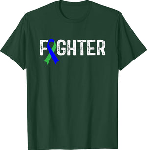 Fighter Neurofibromatosis NF Awareness T-Shirt - T-Shirt | Forest