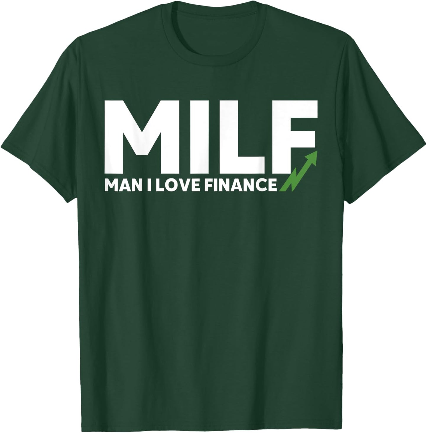 Funny Gift Cougar Man I Love Finance T-Shirt - T-Shirt | Forest