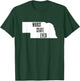 Nebraska - Worst State Ever | NE Sucks - Funny Graphic T-Shirt - T-Shirt | Forest