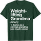 Weightlifting Grandma Definition Funny Sports T-Shirt - T-Shirt | Forest