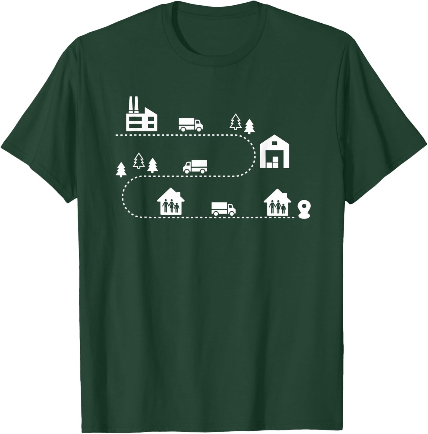 Logistics T-Shirt - T-Shirt | Forest