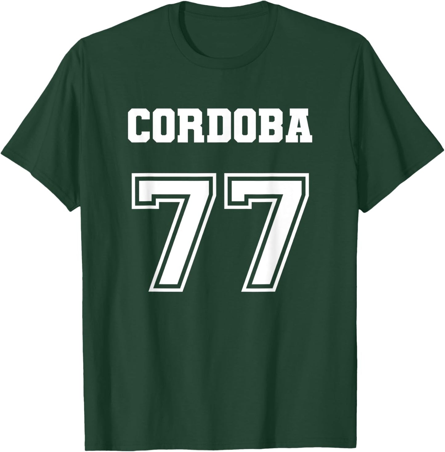 Jersey Style 1977 77 Cordoba Classic Muscle Car Lowrider T-Shirt - T-Shirt | Forest