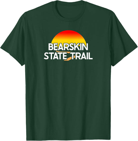Bearskin State Trail USA Rail Trail Biking T-Shirt - T-Shirt | Forest