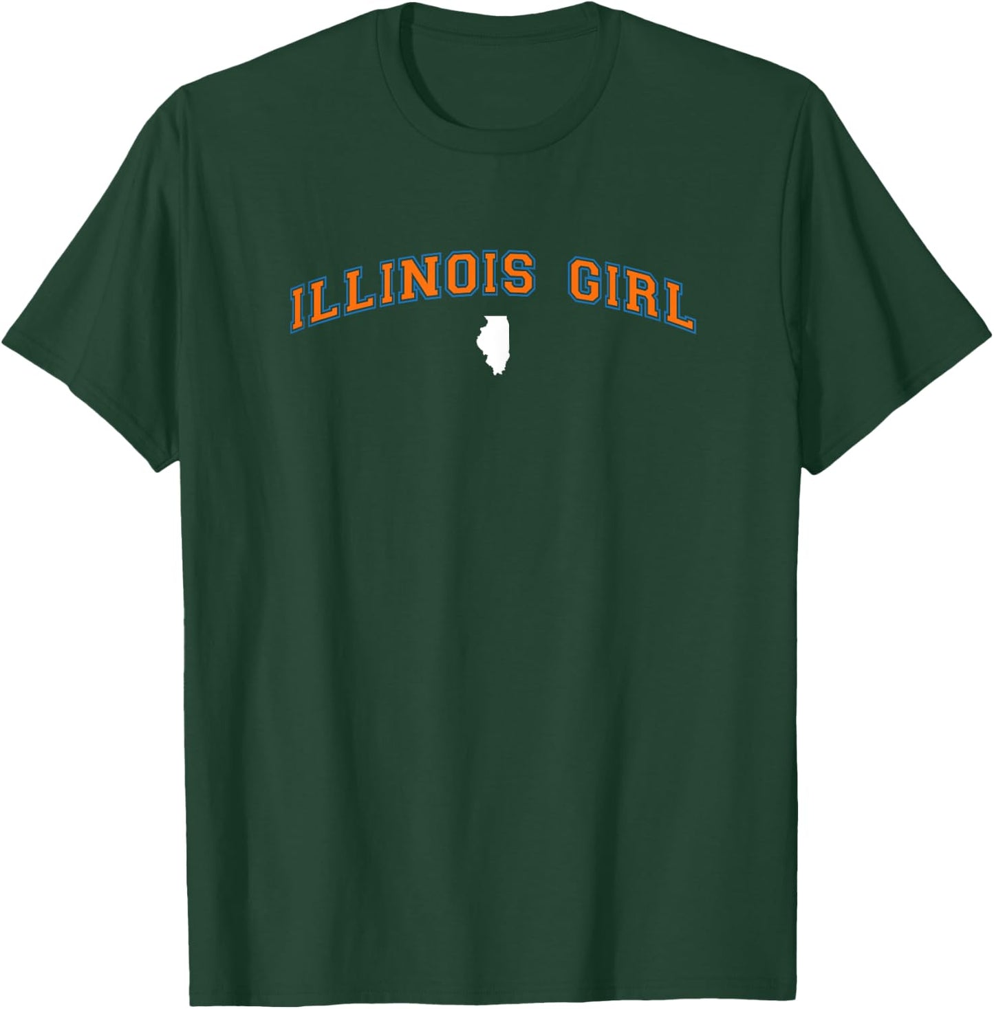 Illinois Girl Illini T-Shirt - T-Shirt | Forest