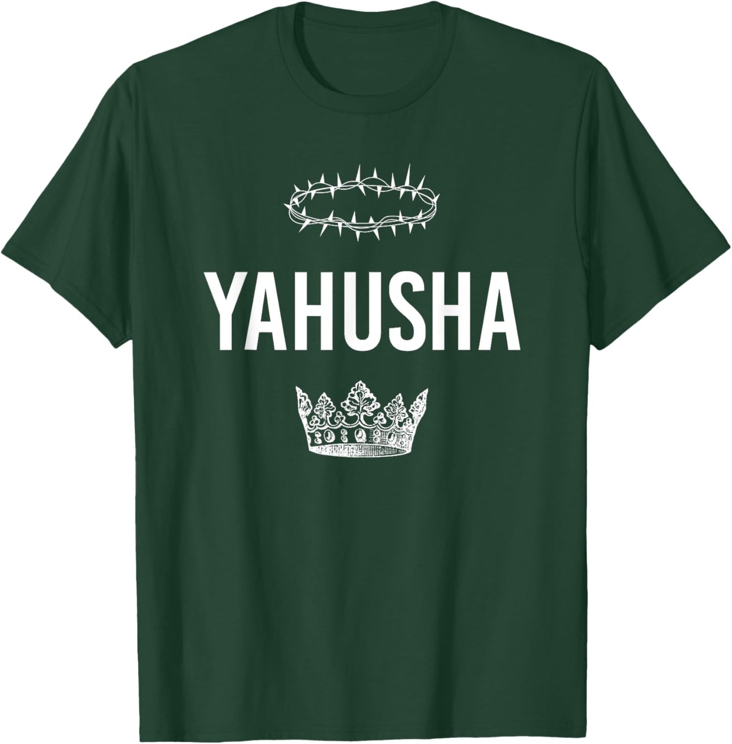 YAHUSHA Crowns T-Shirt - T-Shirt | Forest