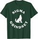 Sigma Grindset Lone Sigma Wolf T-Shirt - T-Shirt | Forest