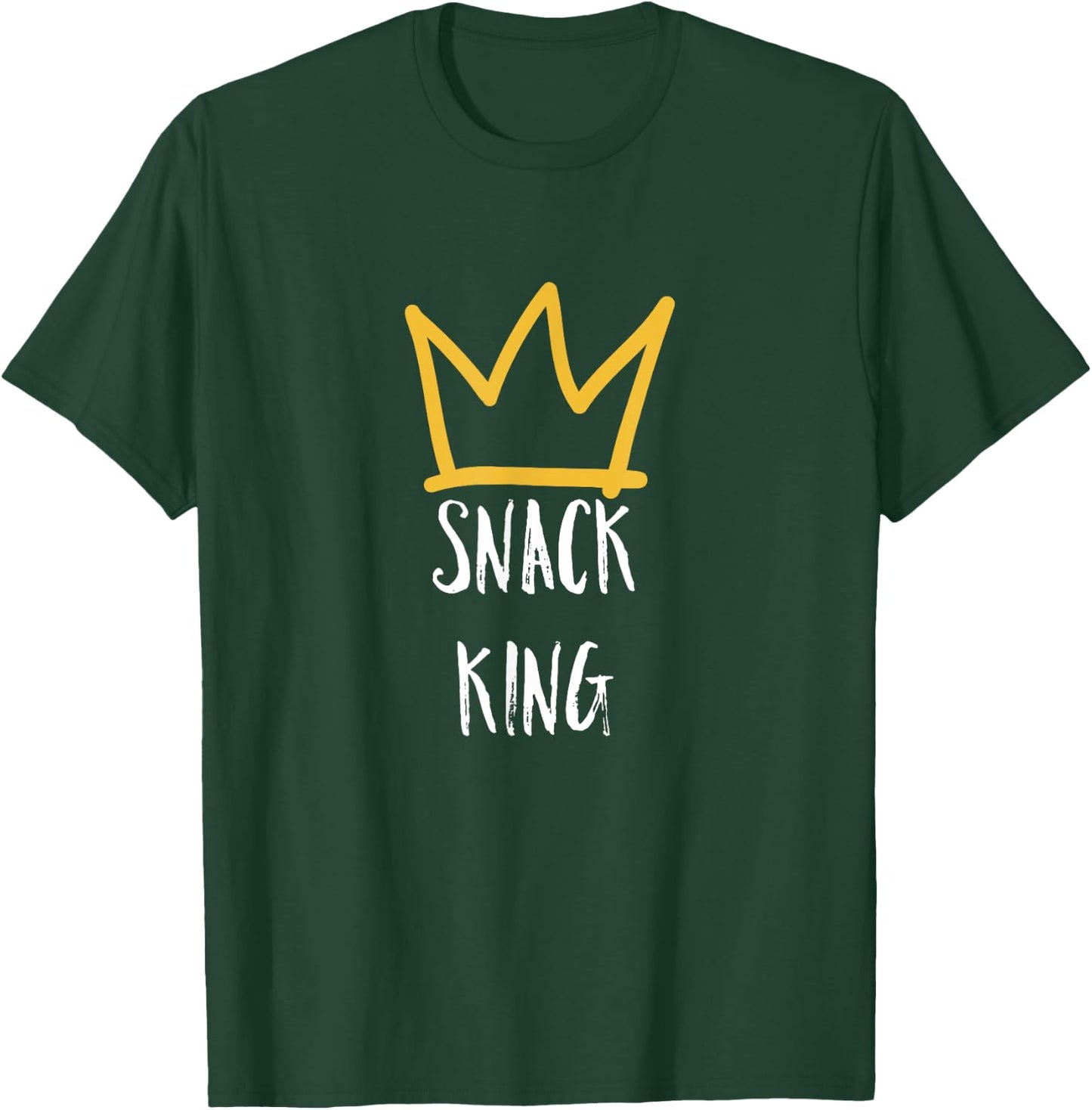 Snack King Funny Snacker Gift T-Shirt - T-Shirt | Forest