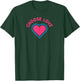 Awesome College Stuff Always CHOOSE LOVE - Women's Black Short Sleeve Modern Funny Love Design - Small T-Shirt - T-Shirt | Forest