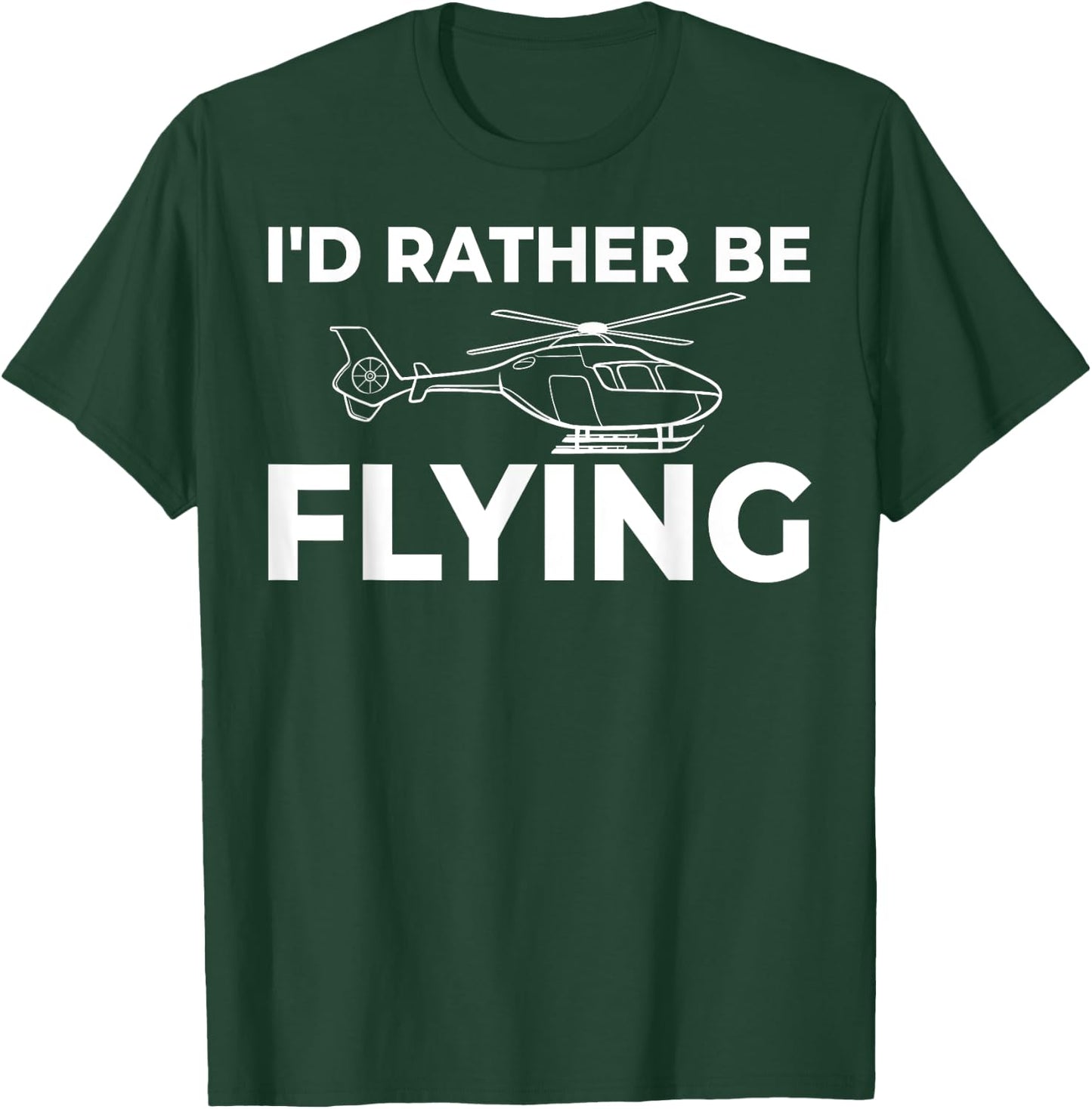 Helicopter Rc Remote Control Pilot T-Shirt - T-Shirt | Forest