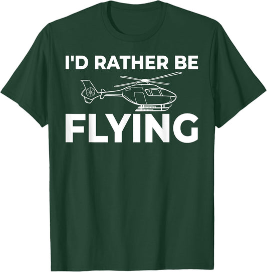 Helicopter Rc Remote Control Pilot T-Shirt - T-Shirt | Forest