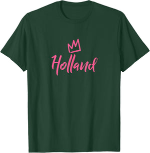 Holland the Queen / Pink Crown Called Holland T-Shirt - T-Shirt | Forest