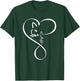 Cat Funny Cat For Kids Cute Heartbeat Cat Lover For Girls T-Shirt - T-Shirt | Forest